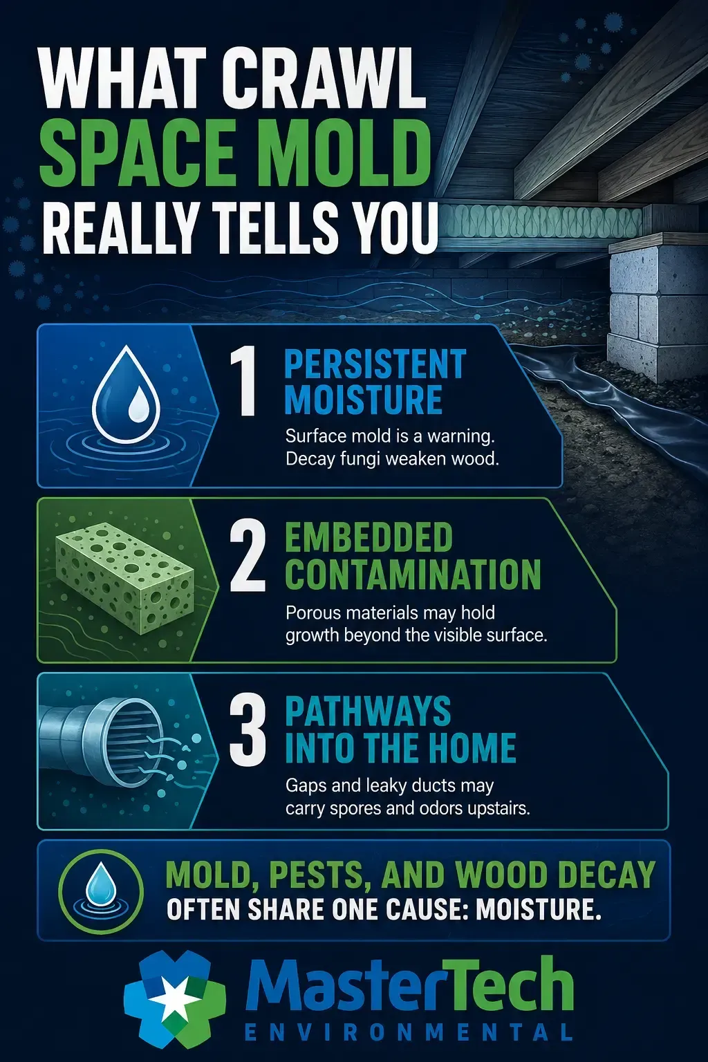 Crawlspace Mold Remediation 3