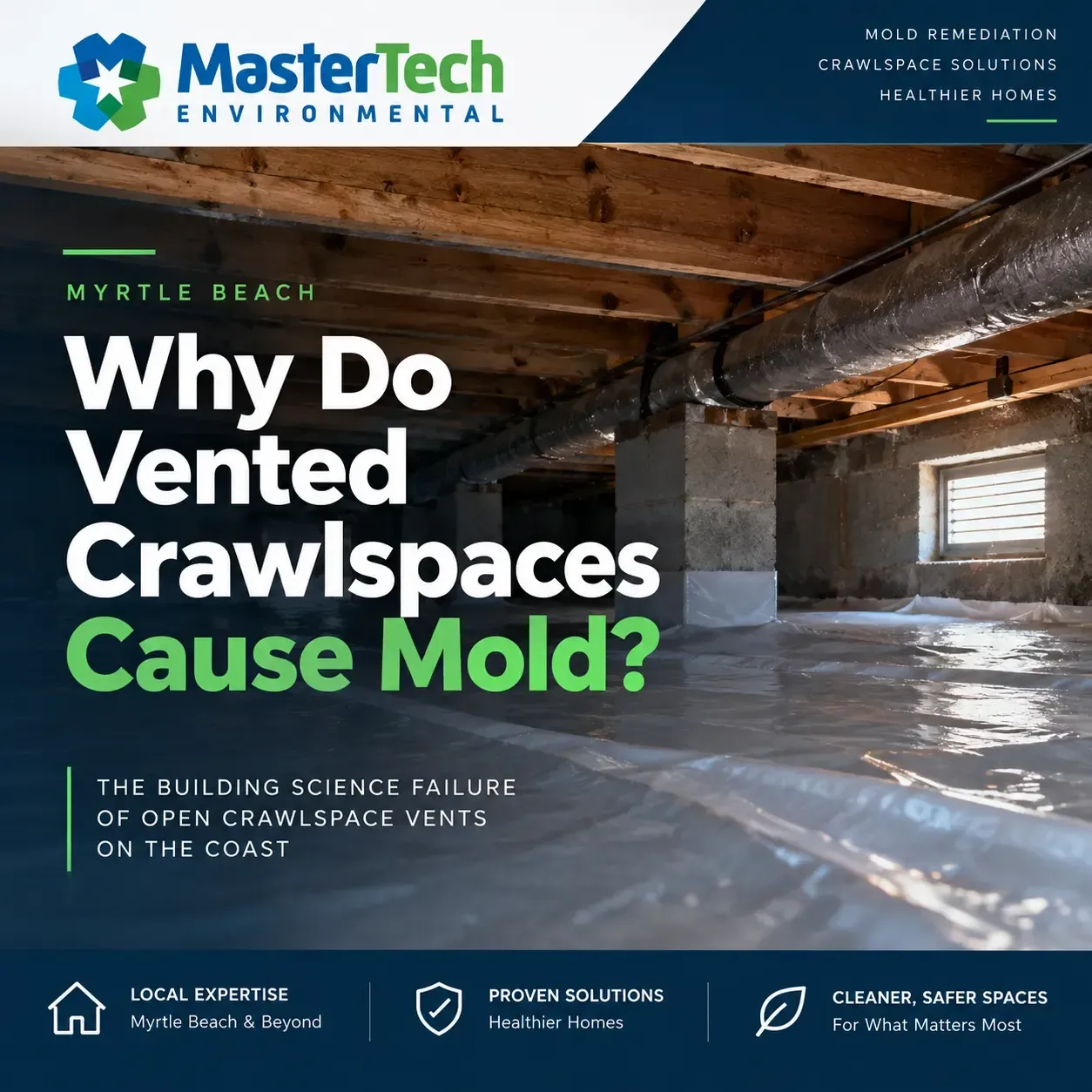 Crawlspace mold remediation