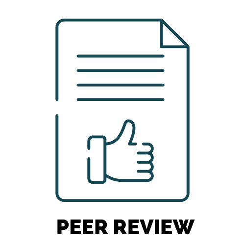 A line icon of a paper with a thumbs up.