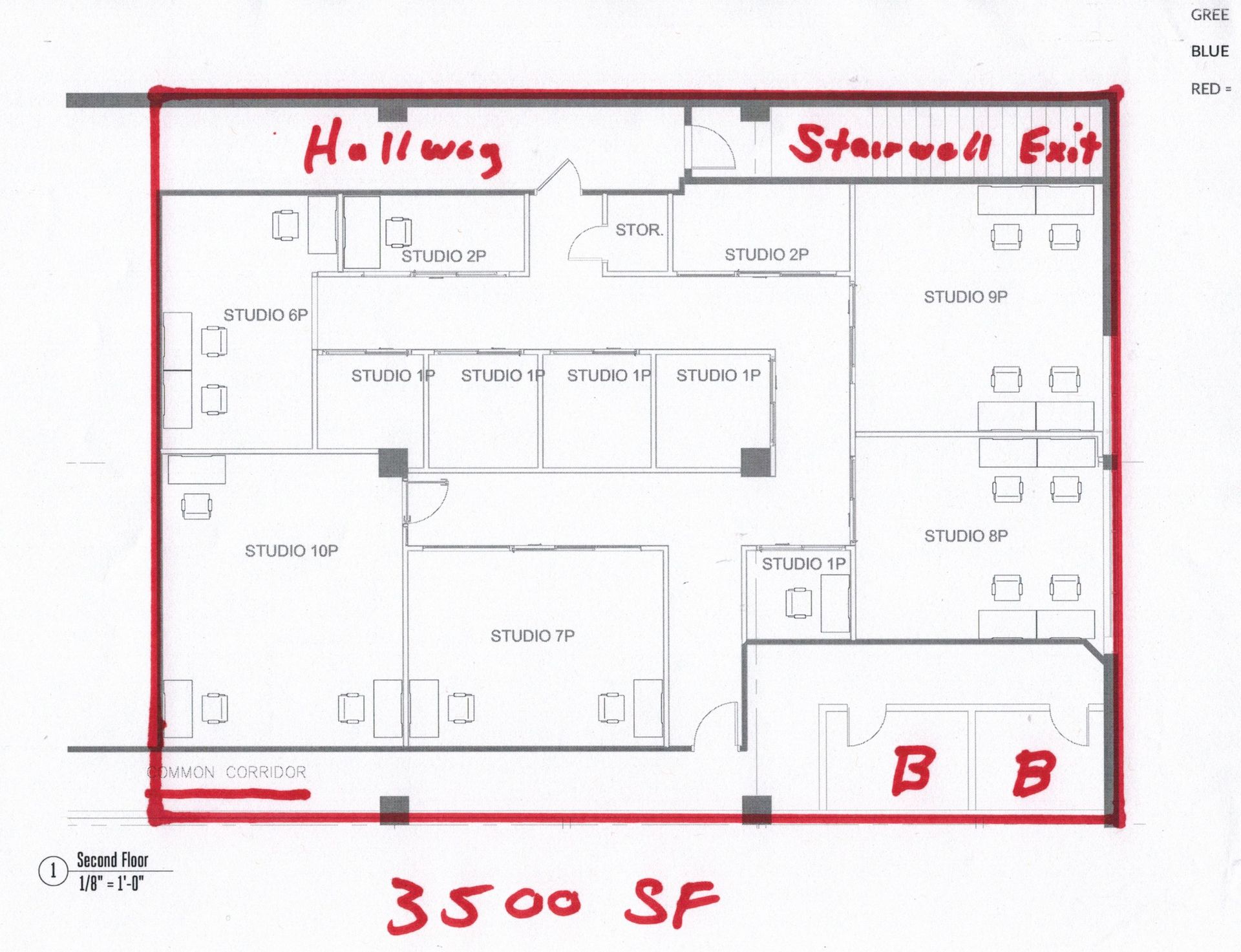 1st floor plan for Holyoke Mall Crossing