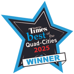 Star-shaped award logo: 