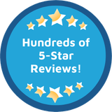 Hundreds of 5-star reviews