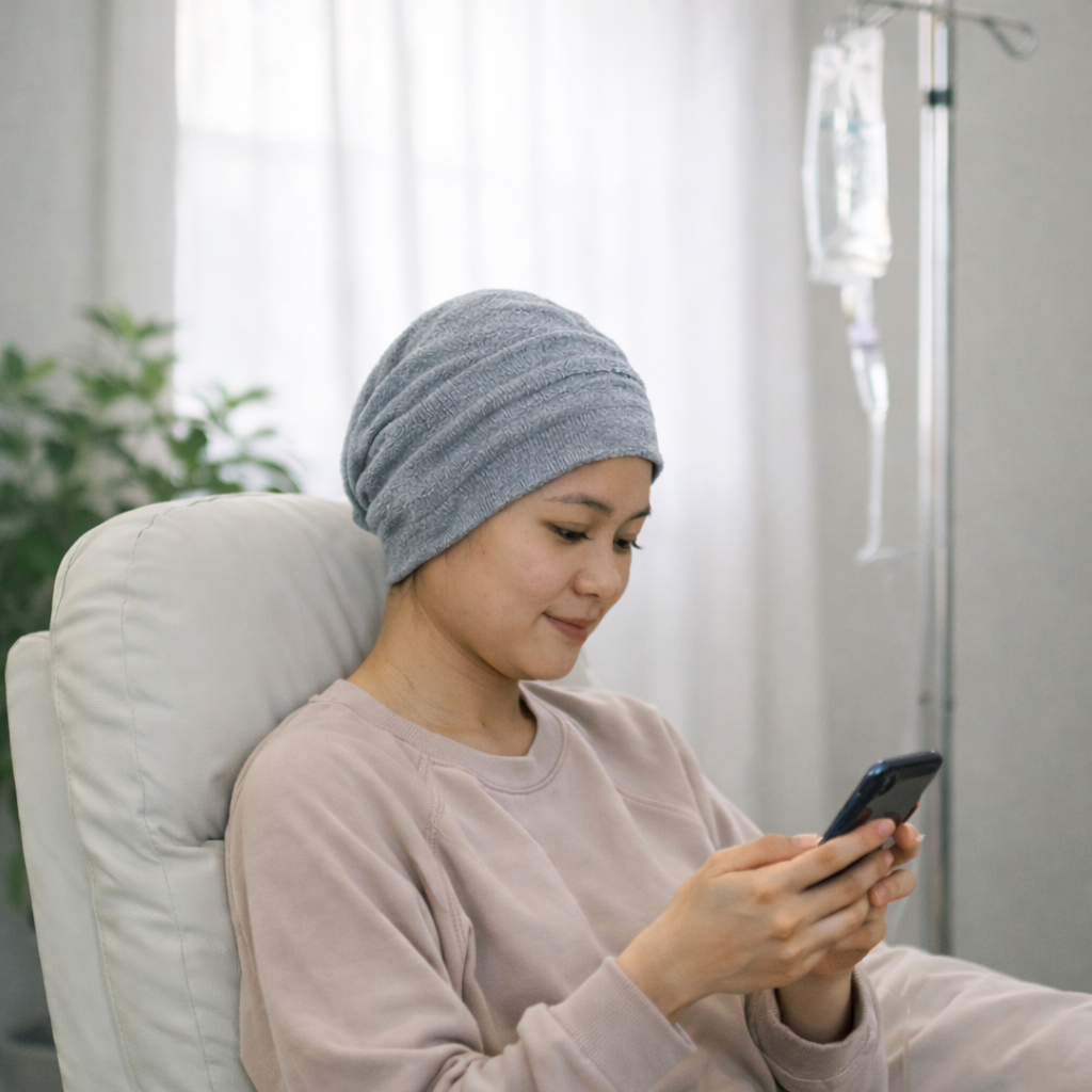 Bremerton patient receiving physician-directed mobile IV therapy by AQUA MD for chemotherapy support at home.