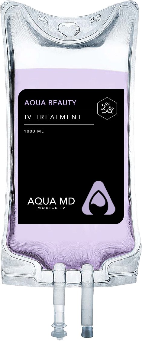 AQUA MD Mobile IV AQUA beauty IV fluid bag