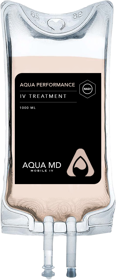 AQUA MD Mobile IV AQUA Performance IV fluid bag