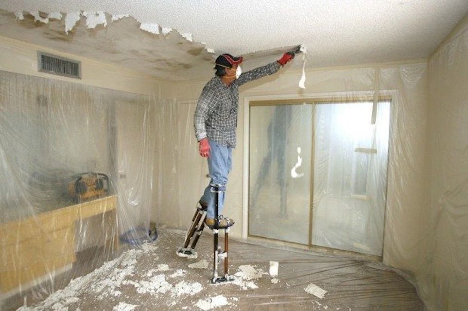 Modern interior with drywall finishing and smooth surfaces