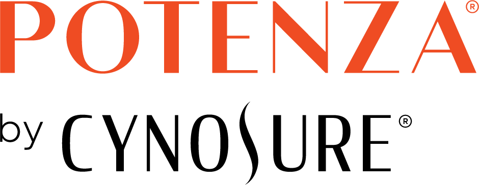 POTENZA by Cynosure logo in orange and black text
