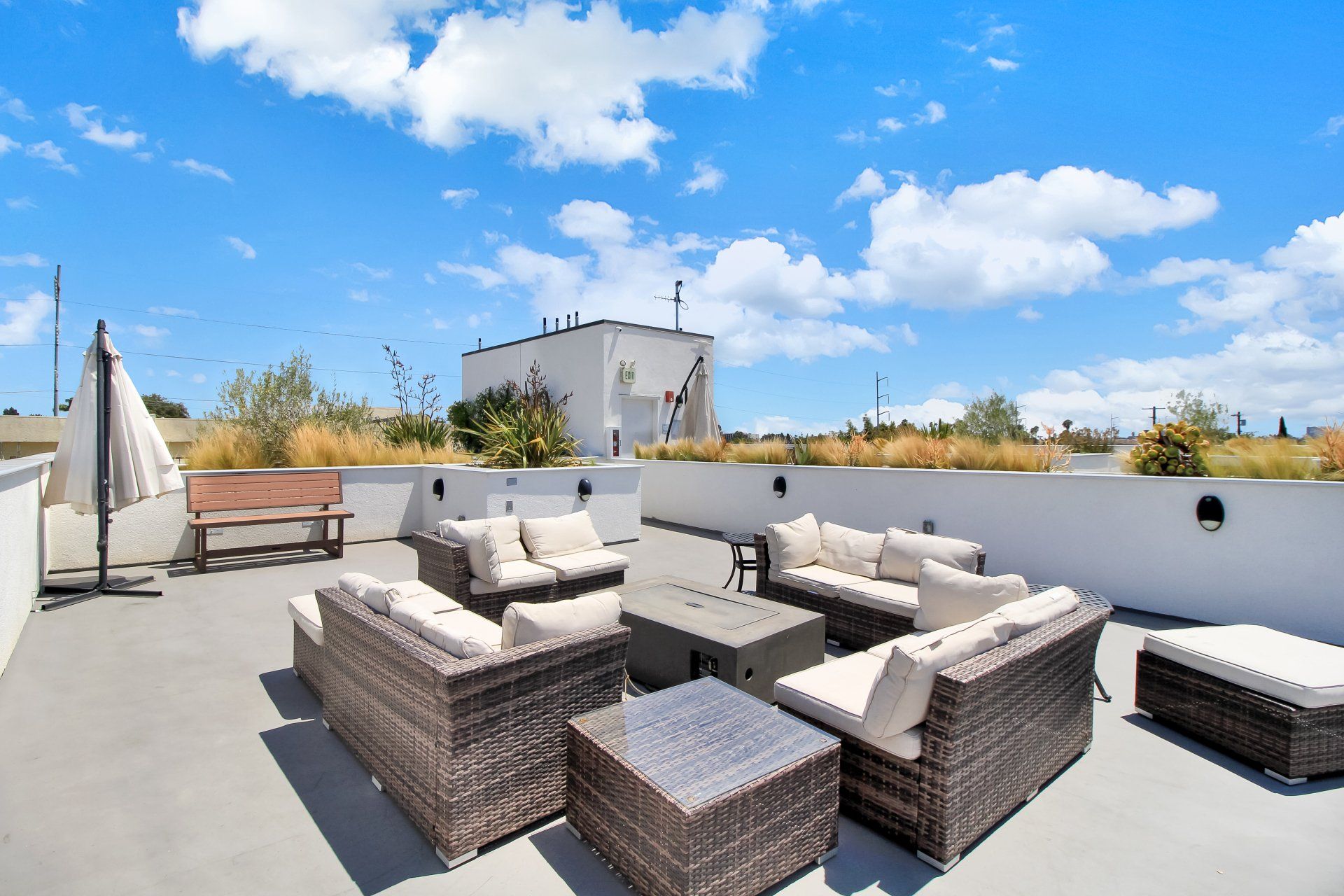 Rooftop patio