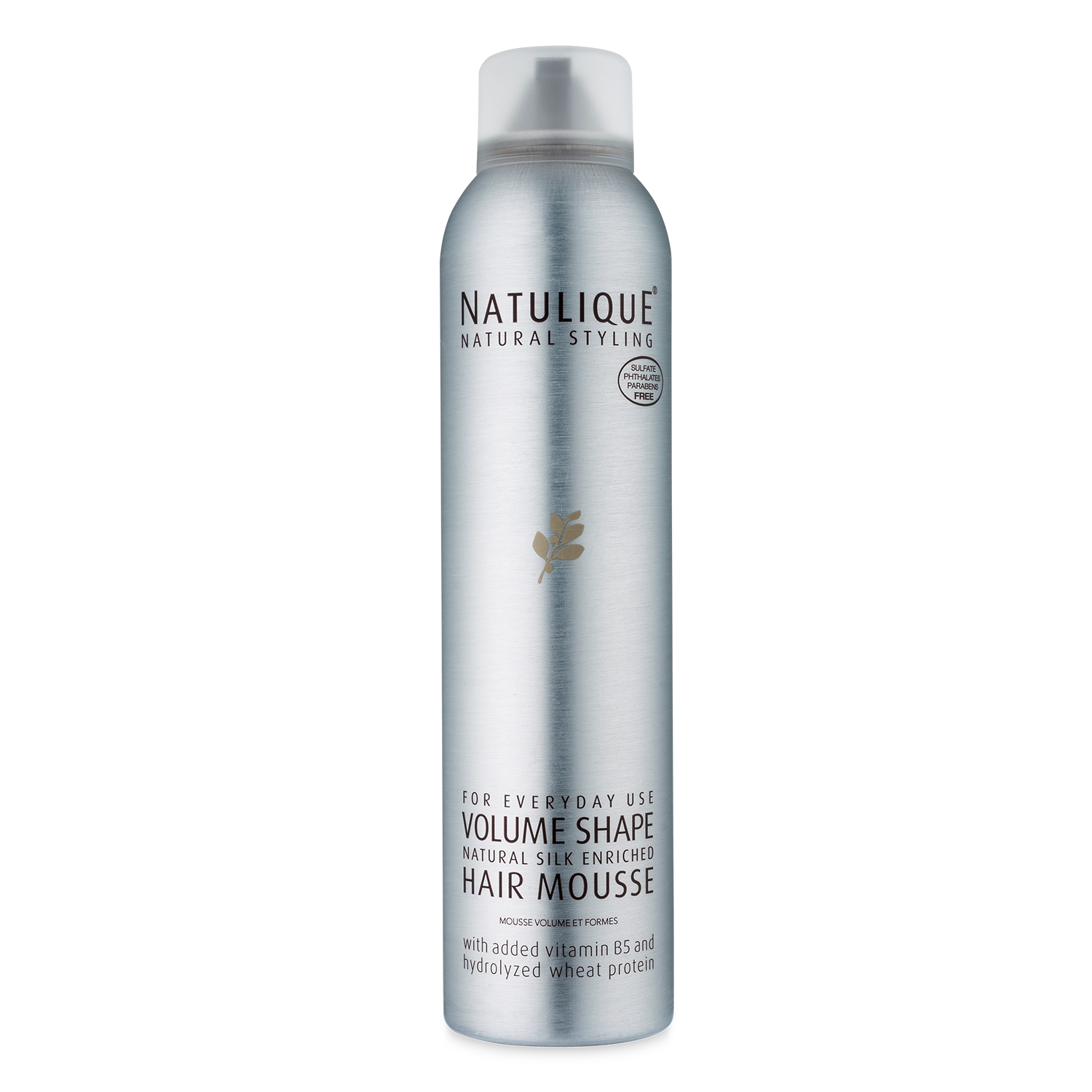 Een flesje natulique volume shape haarmousse