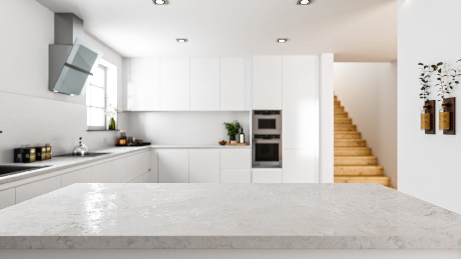 Empty Stone Kitchen — Santa Rosa Beach, FL — Phoenix Surface.
