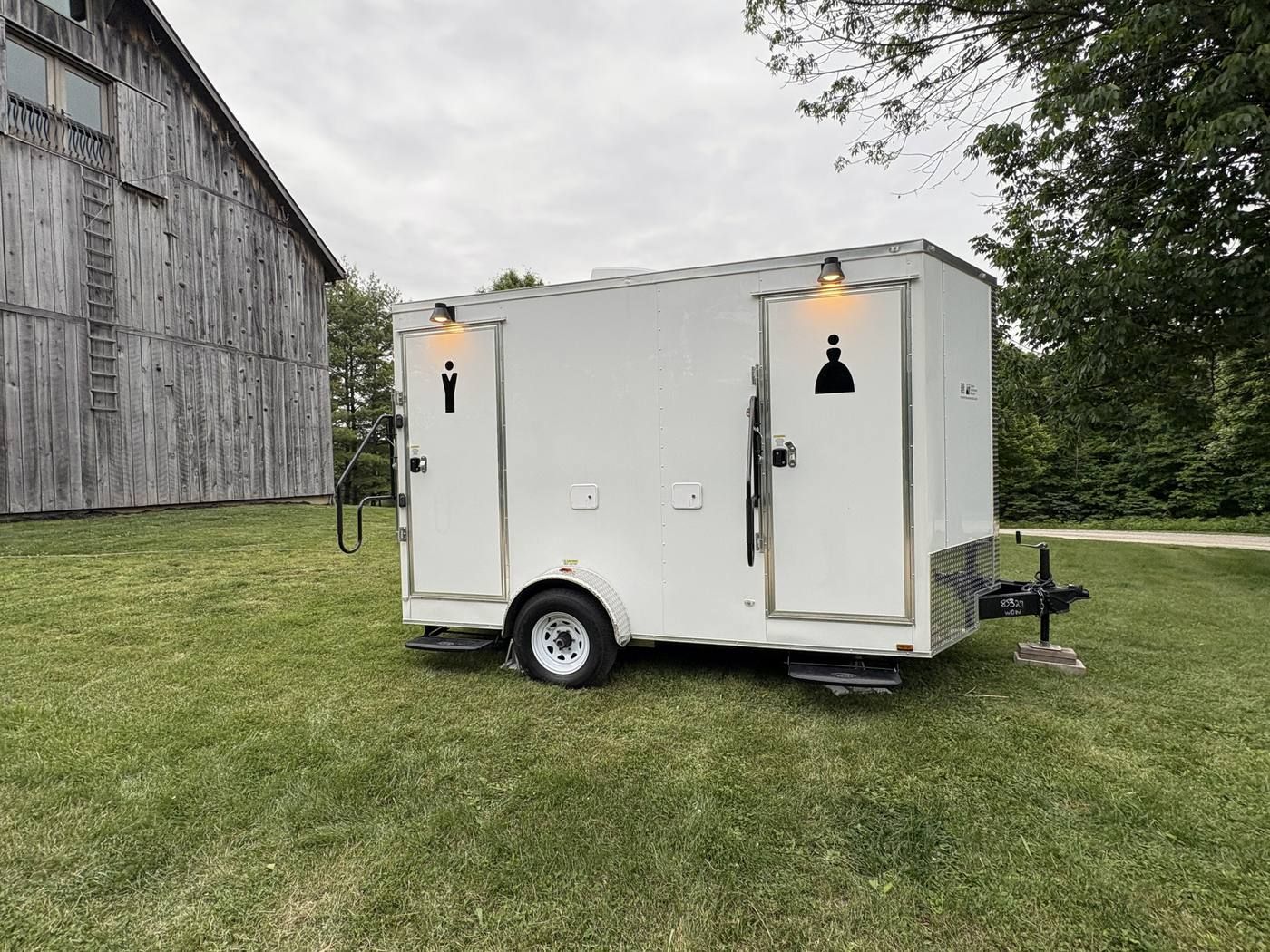 Event restroom trailer