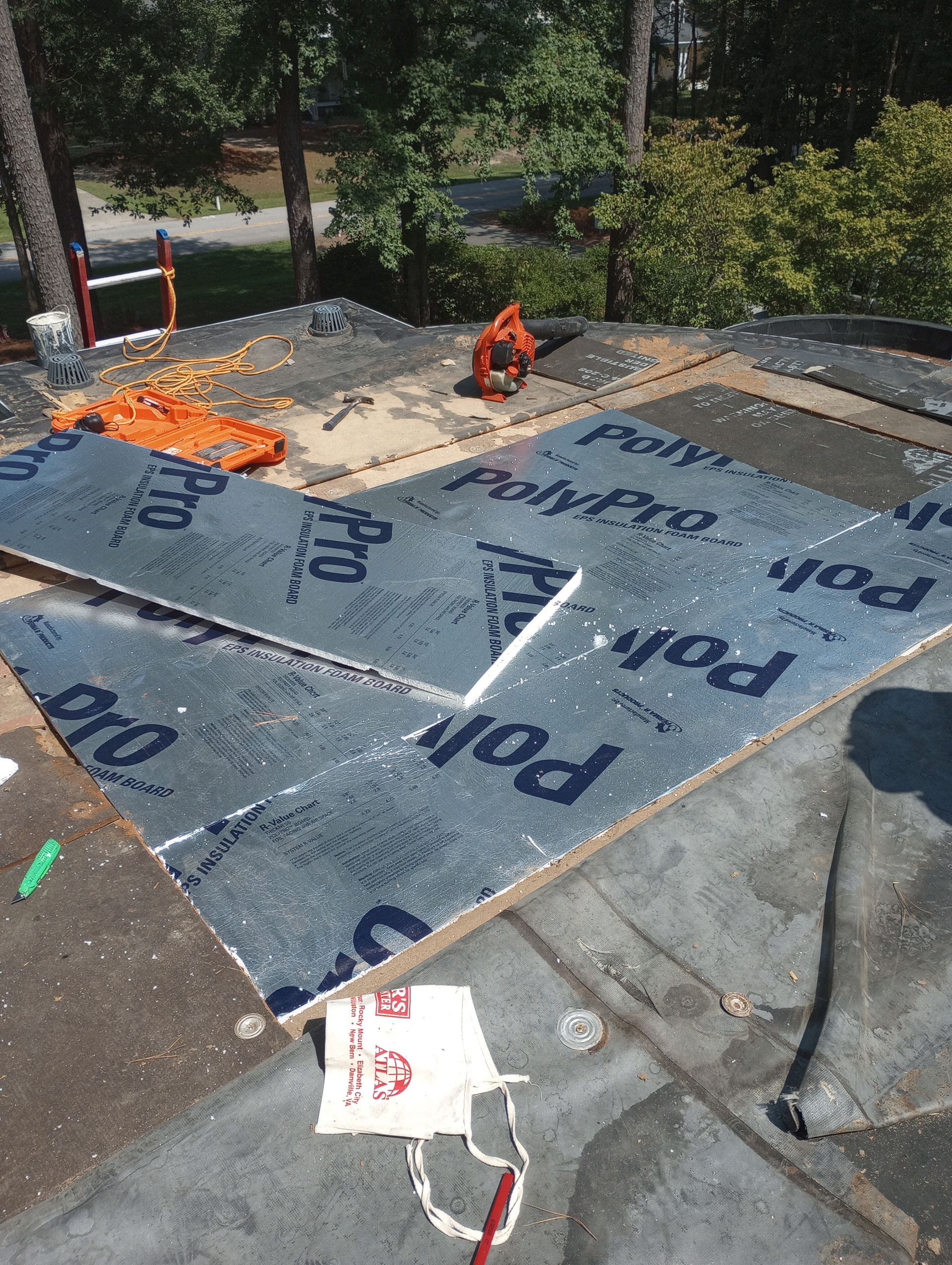 Rubber roof replacement 4