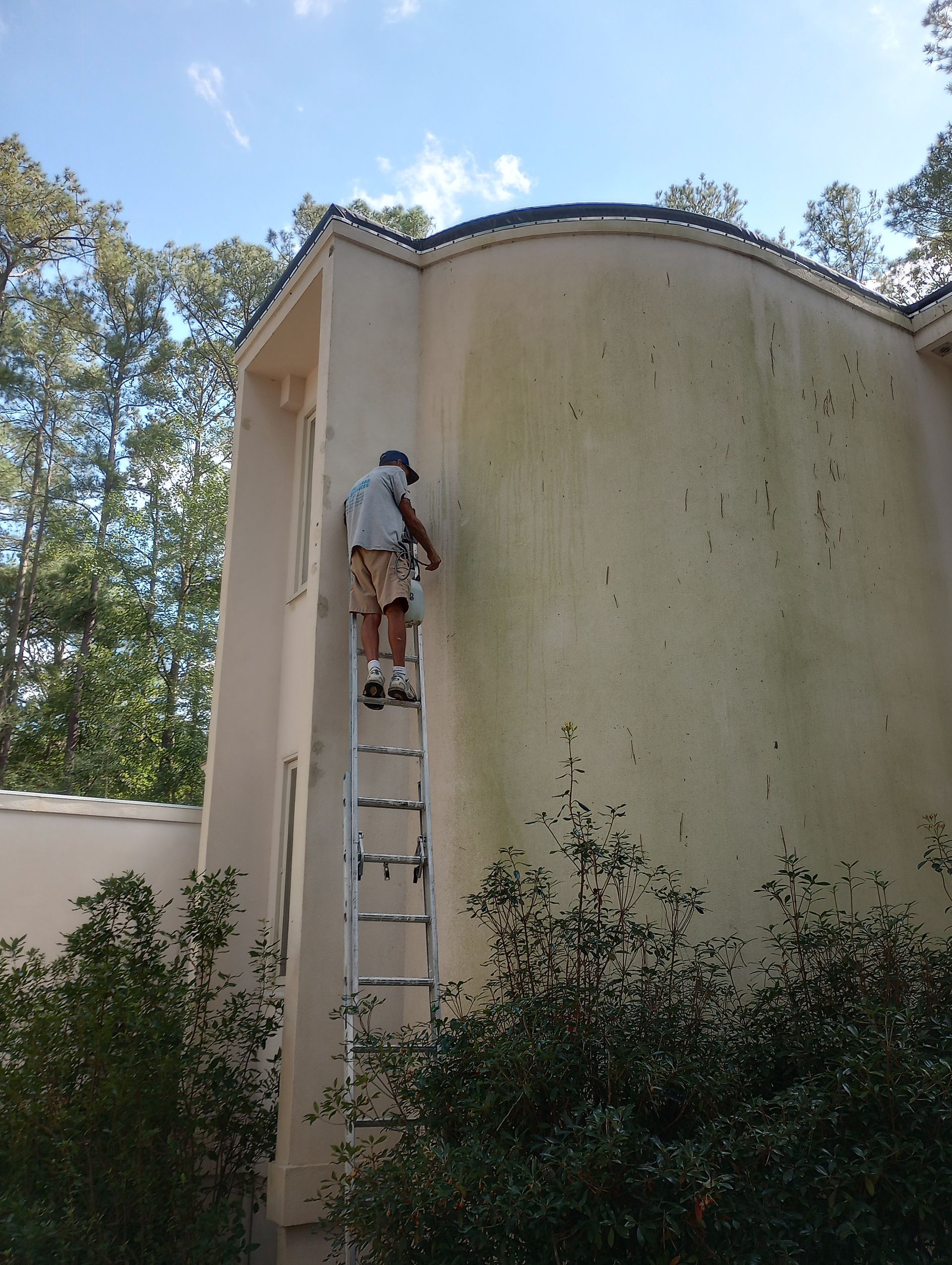 Pressure washing