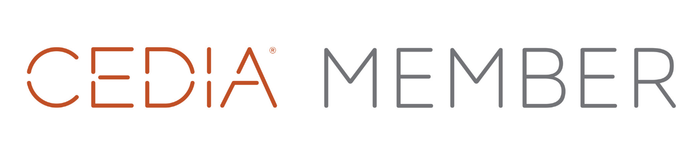 CEDIA MEMBER logo in brown and gray text.
