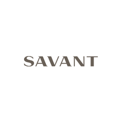 Savant logo in dark gray against a white background.