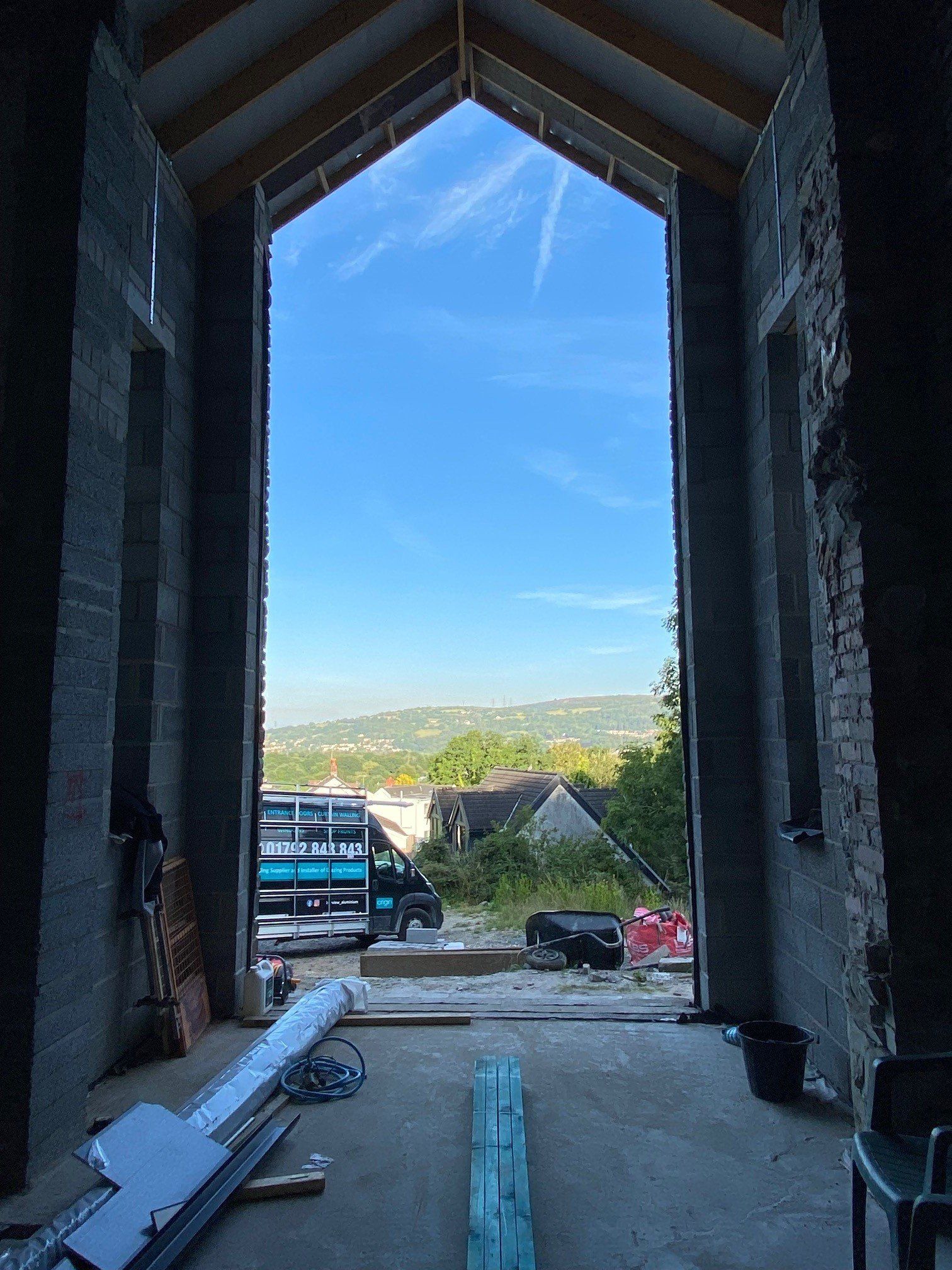 Curtain wall Swansea