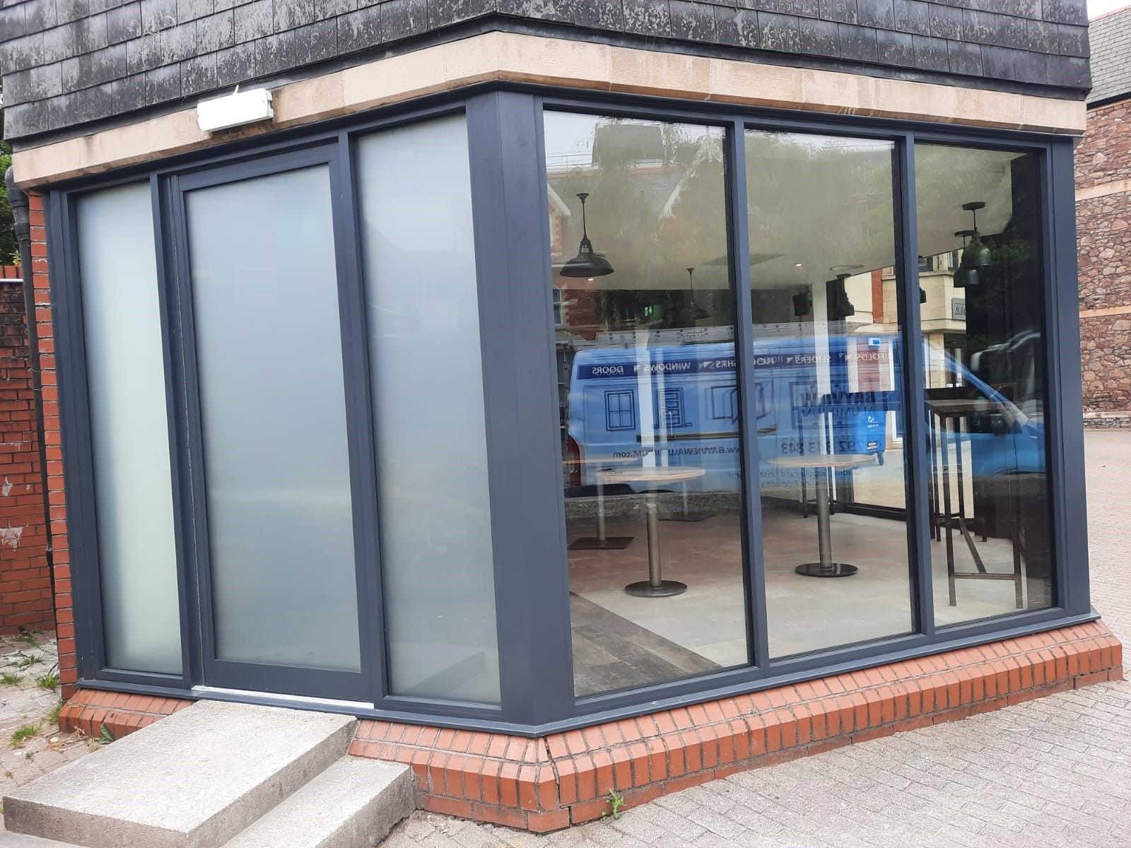aluminium shopfront porthcawl