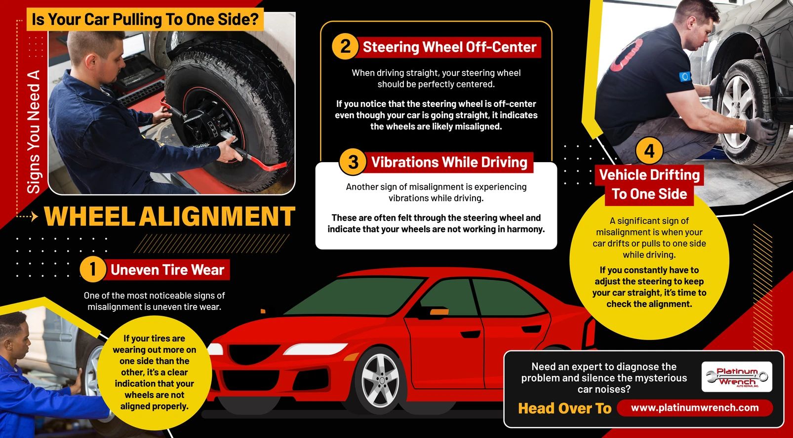 Is Your Car Pulling to One Side? Signs You Need a Wheel Alignment ...