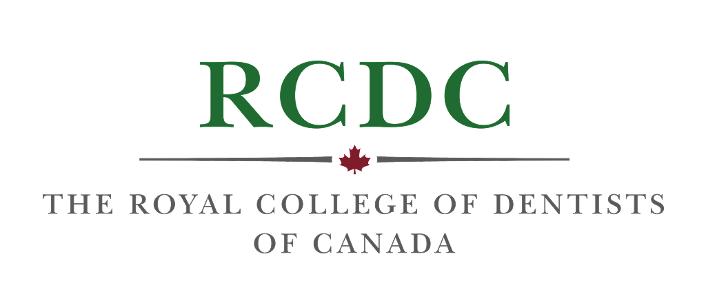 RCDC logo with green initials and maroon crest above “The Royal College of Dentists of Canada” text