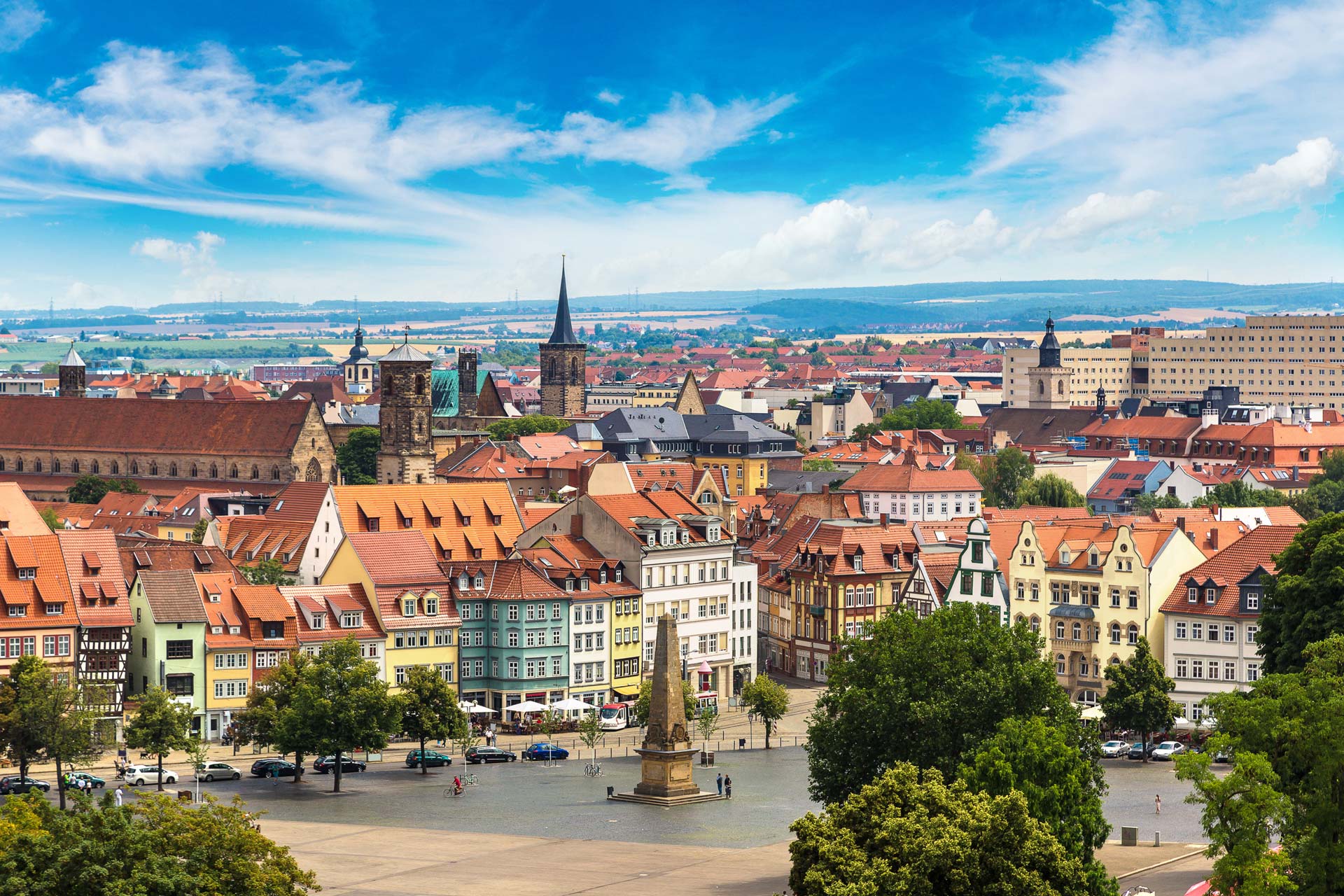 Erfurt von oben