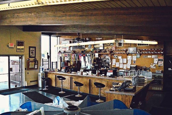 A Restaurant With A Bar And A Sign That Says Exit — Warren, MI — Kimberly Fence & Supply