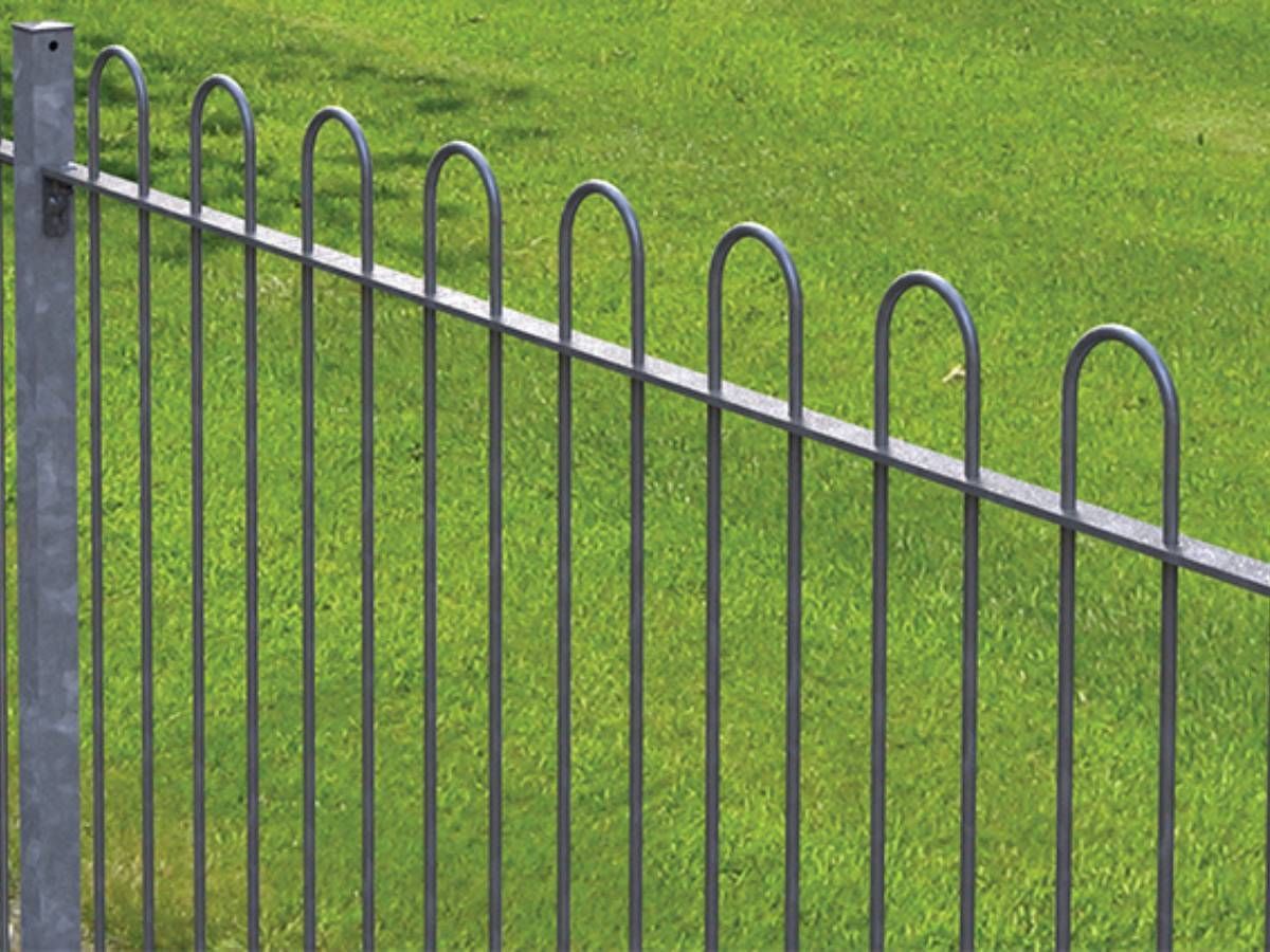 Nottingham Metalworks sliding metal framed wooden driveway gate