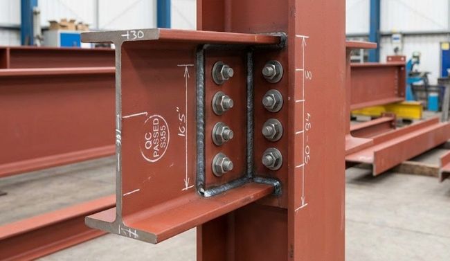 Nottingham Metalworks structural steel beam in Nottingham