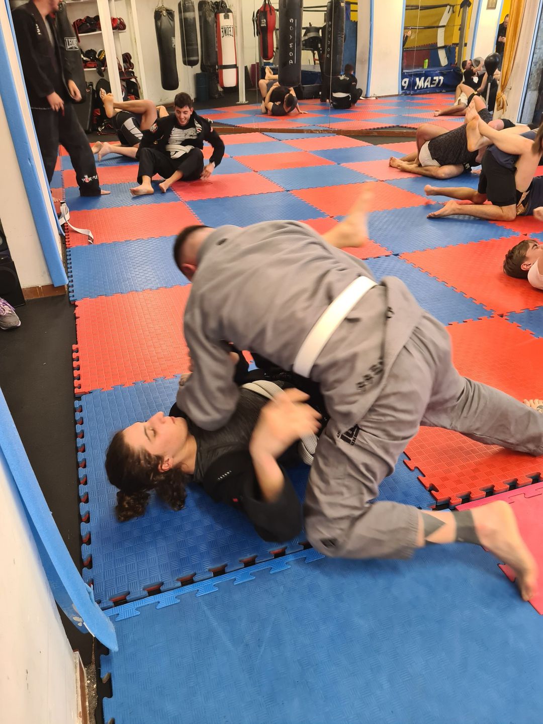 foto storica durante un incontro di boxe
