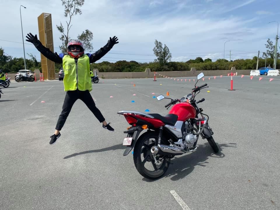 Receiving Licence Qrides Motorcycle masters
