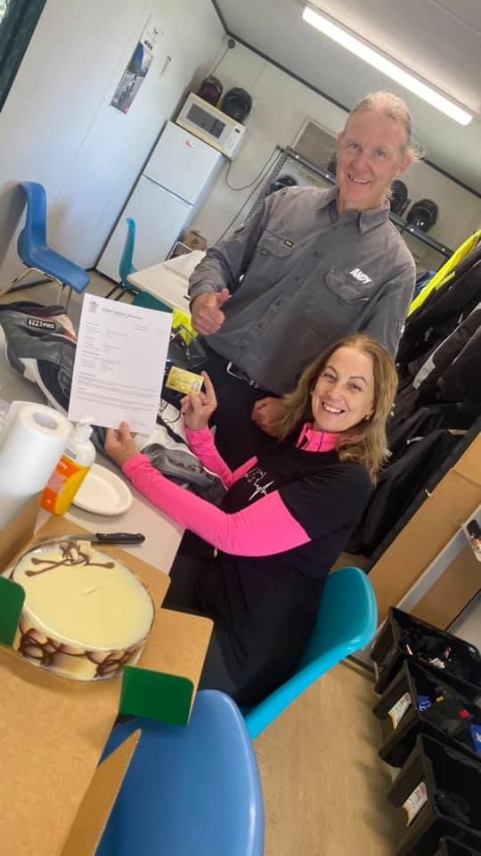 Receiving Licence Qrides Motorcycle masters