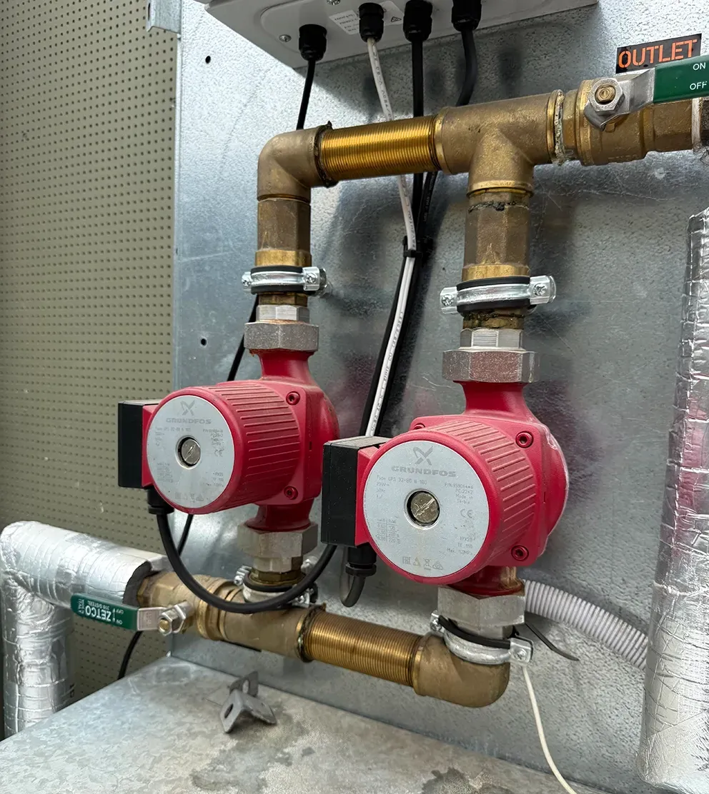 Hot Water Circulators Attached to A Hot Water System — PUMPtek in Grovedale, VIC