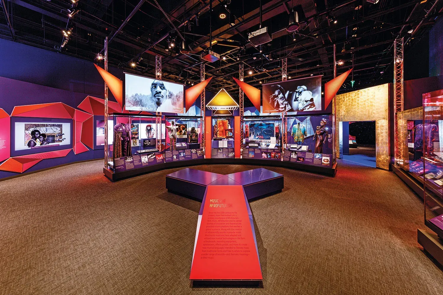 Afrofuturism exhibition at the Smithsonian National Museum of African American History and Culture (NMAAHC) in Washington. SMITHSONIAN NATIONAL MUSEUM OF AFRICAN AMERICAN HISTORY AND CULTURE