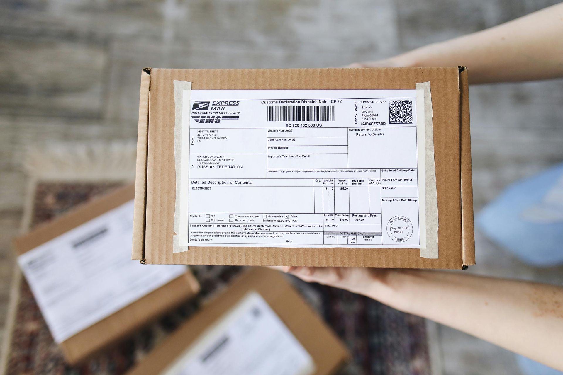 Pre-Paid Shipping Label