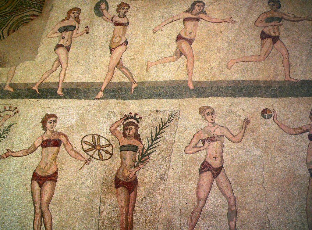 Palazzo romano mosaico