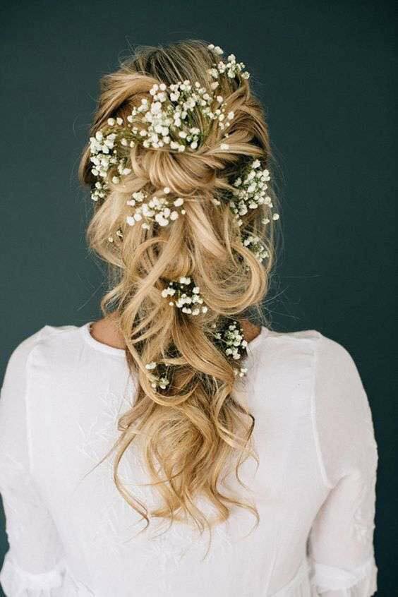 Acconciatura raccolta per sposa