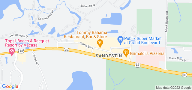 Map of business location