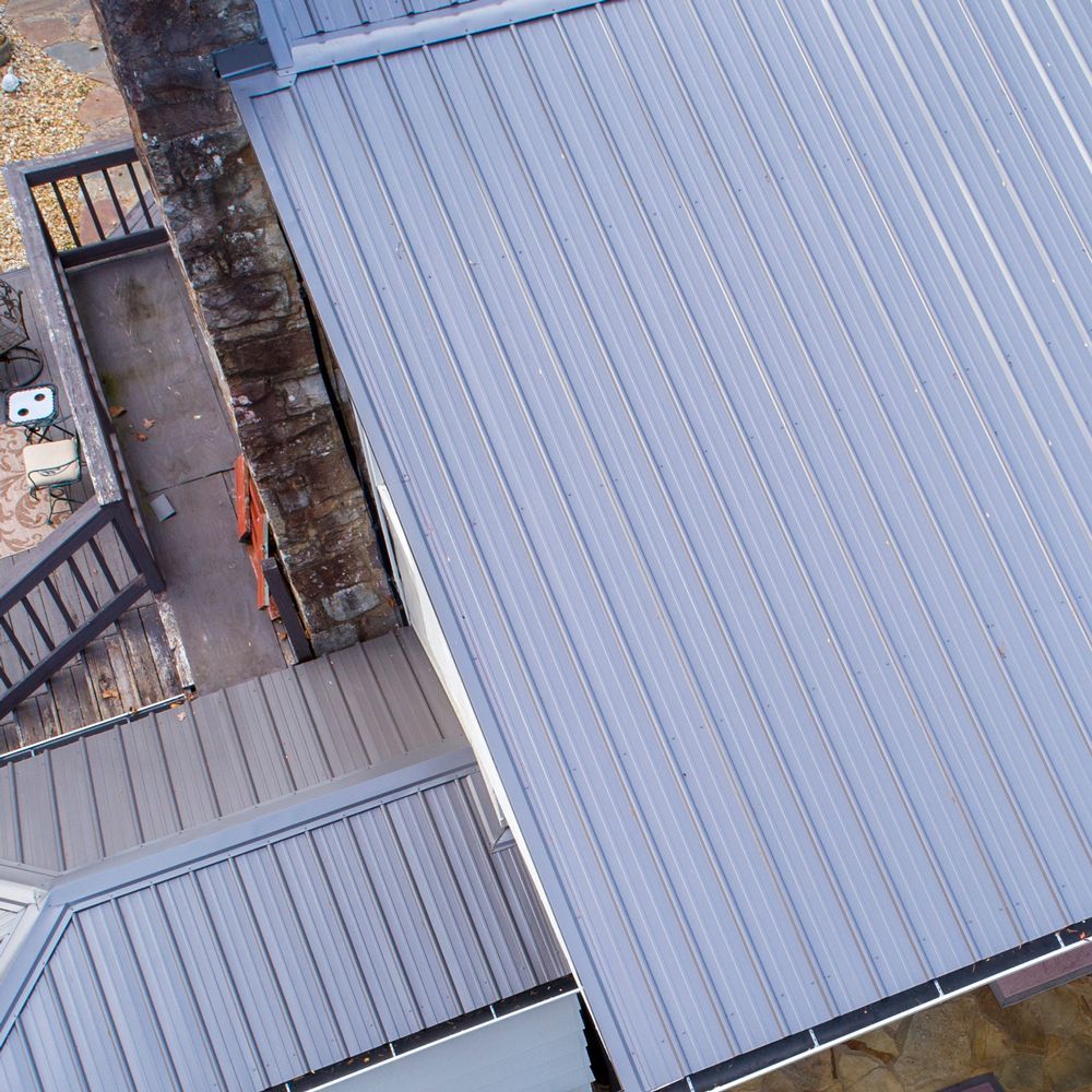 House With Metal Roofing — Hudson, MI — D & C Roofing