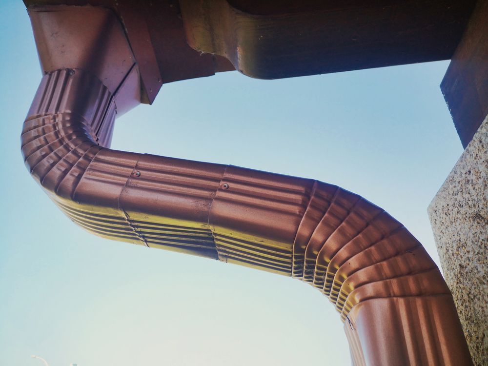 Gutter Drain Pipe — Hudson, MI — D & C Roofing