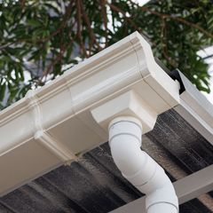 White Gutter — Hudson, MI — D & C Roofing