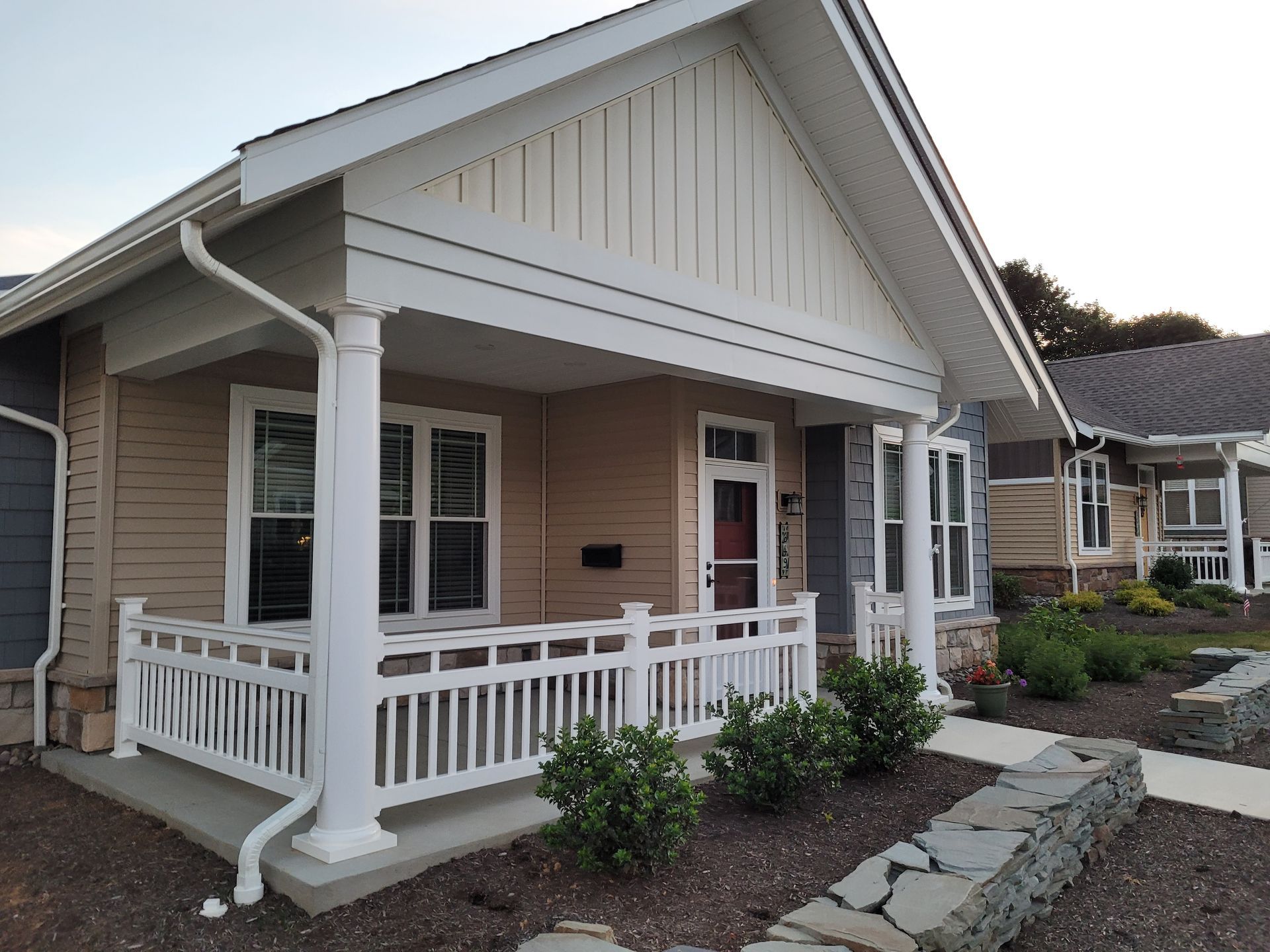 Commercial vinyl railing project completed at Garden Spot Retirement Village