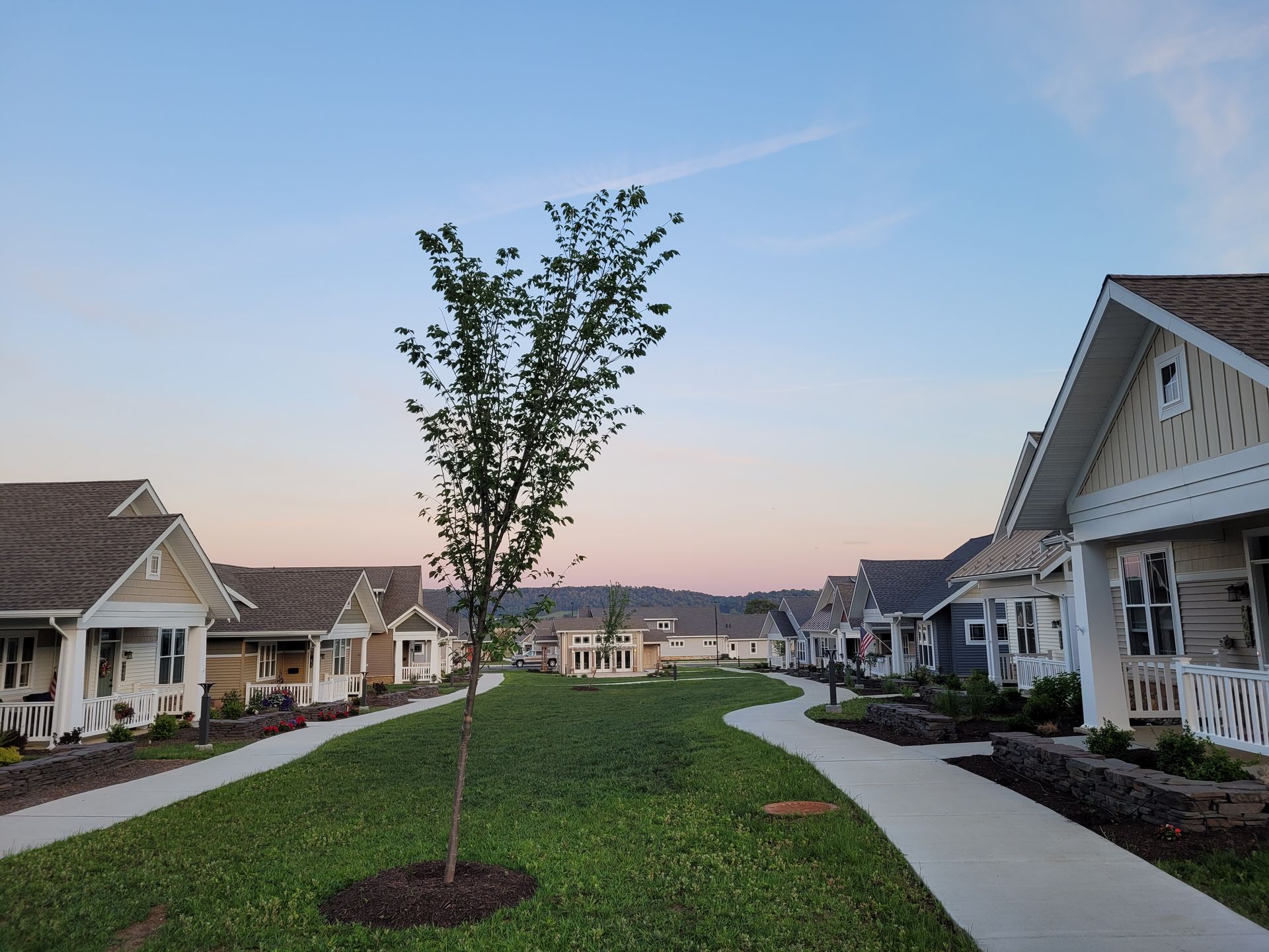 beautiful retirement community cottages in New Holland, Pennsylvania