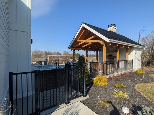 Commercial fencing and guard railing from Millcreek Fence & Decks LLC.