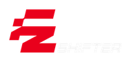 Red and white logo with a stylized