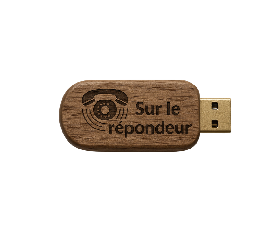 clé usb livre d'or audio sur le repondeur