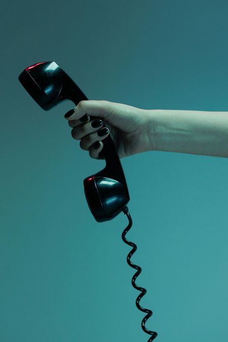 Téléphone vintage pour livre d'or audio