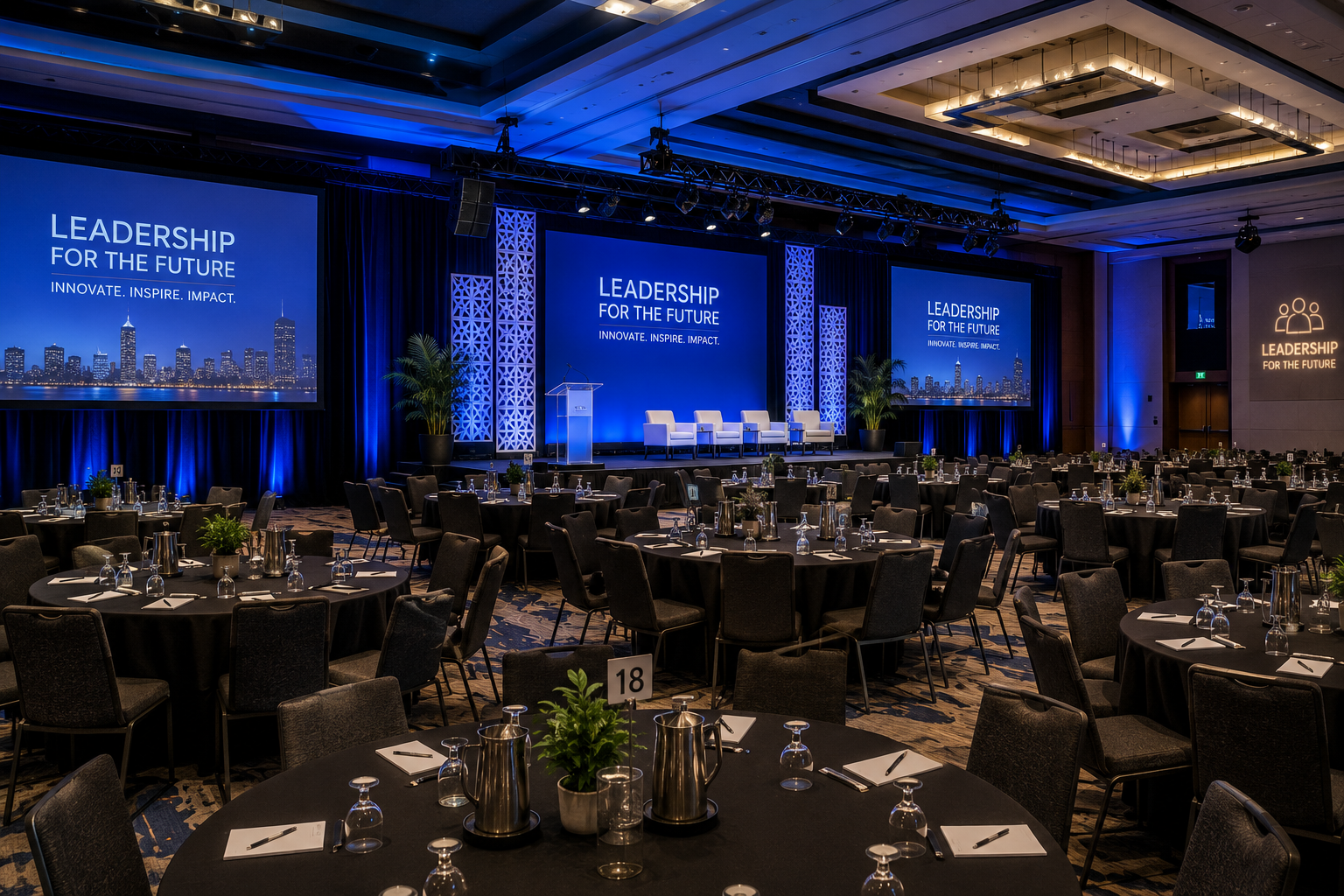 conference venue photography for event recap 