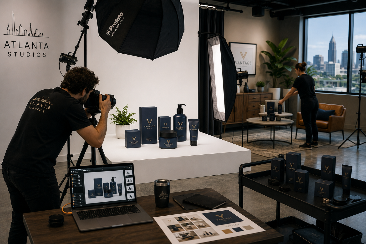 Product photography services creating consistent ecommerce and catalog images for a brand