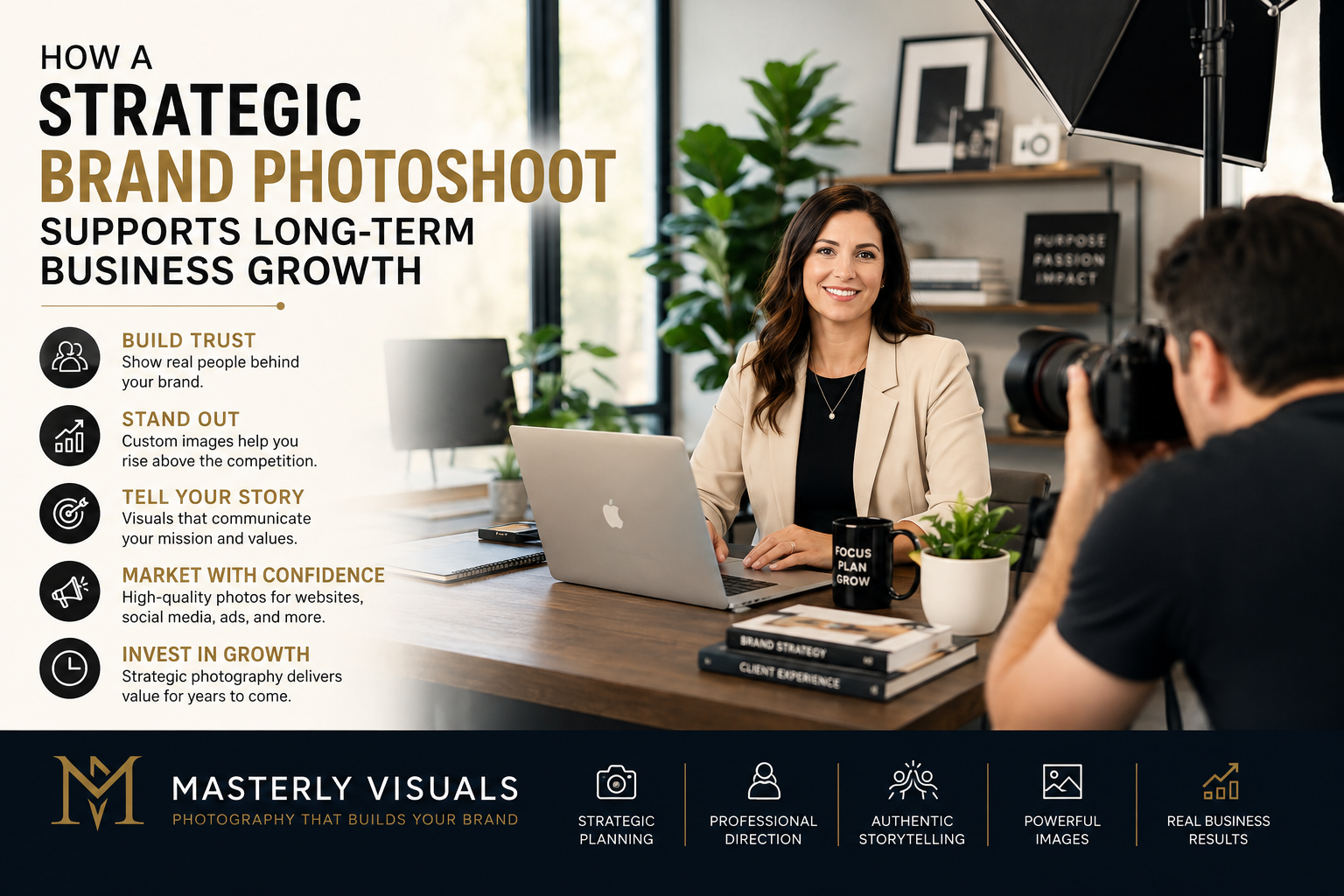 How a Strategic Brand Photoshoot Supports Long-Term Business Growth.