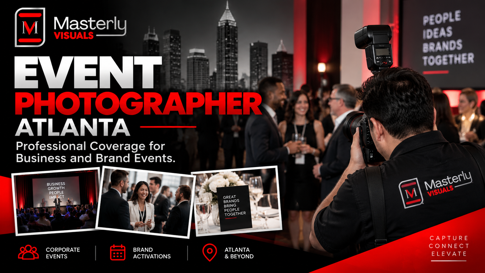 Atlanta event photographer providing professional corporate event and conference photography.