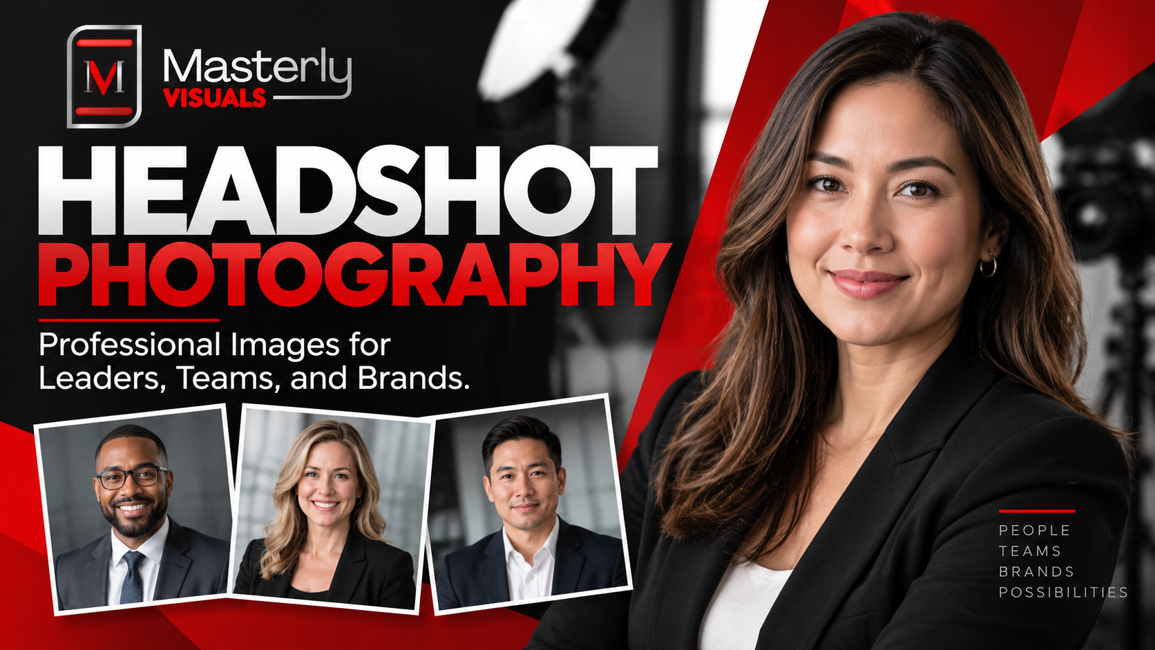 Professional headshots; executive headshots; corporate headshots